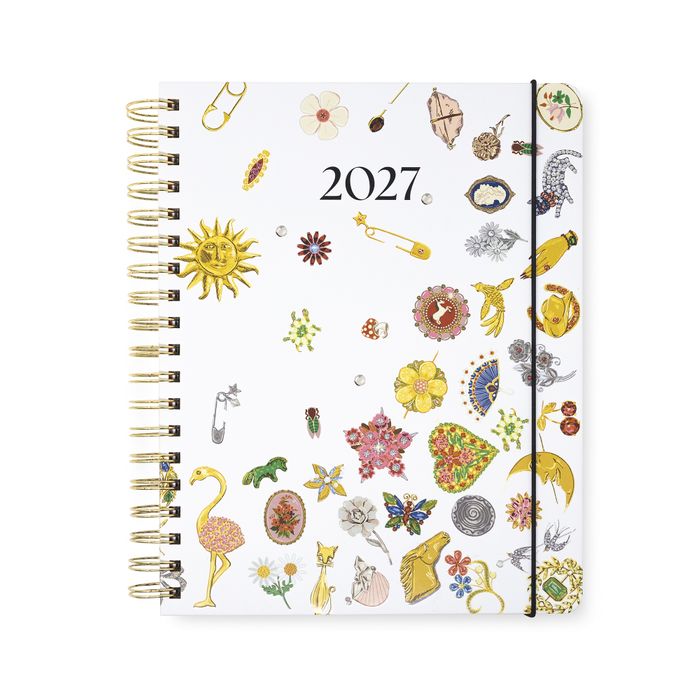 12 Month Planner - Mega Spiral - BROOCH COLLECTION