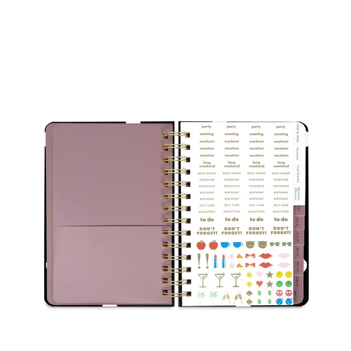 12 Month Planner - Medium Spiral - SCATTER DOT