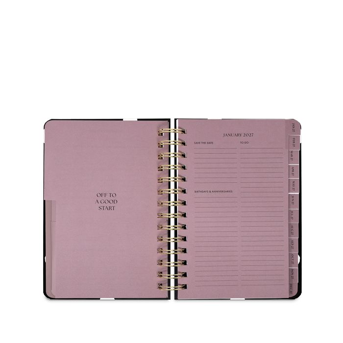 12 Month Planner - Medium Spiral - SCATTER DOT