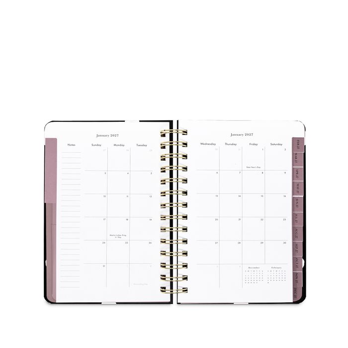 12 Month Planner - Medium Spiral - SCATTER DOT