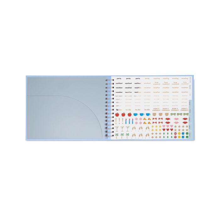 12 Month Planner - Horizontal Spiral - PLANS I MAY CANCEL