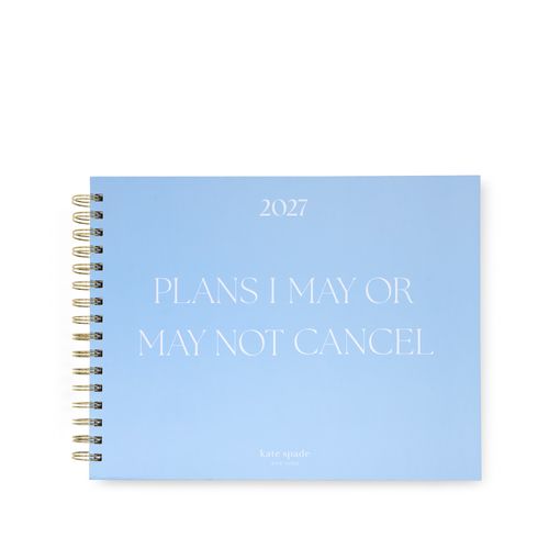 12 Month Planner - Horizontal Spiral - PLANS I MAY CANCEL