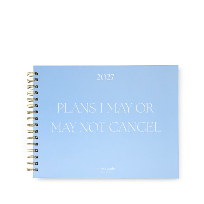 12 Month Planner - Horizontal Spiral - PLANS I MAY CANCEL