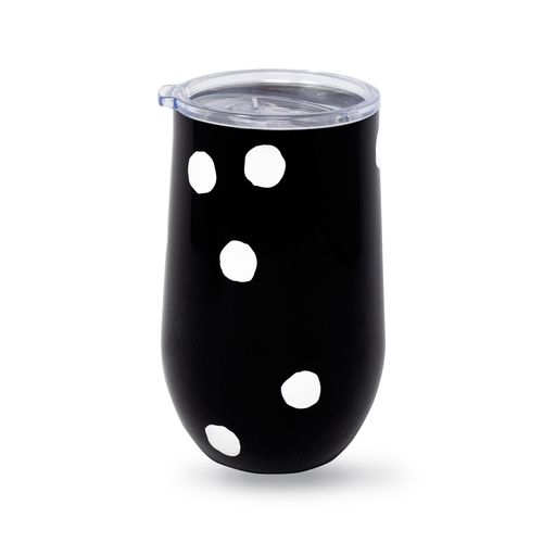 Wine Tumbler - 16oz (Stainless) - Enchanted Dot