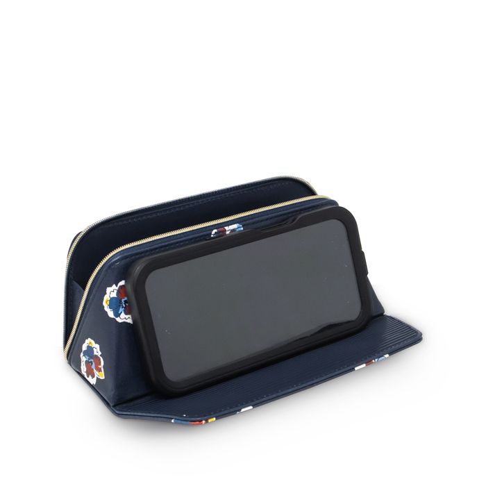 Pencil Case with Phone Stand - Watercolor Ditsy
