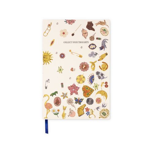 Journal - Reading (Bookcloth) - Brooch Collection