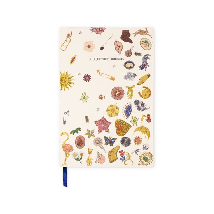 Journal - Reading (Bookcloth) - Brooch Collection