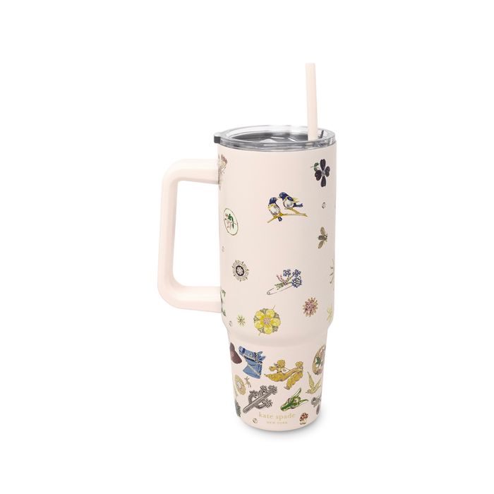 Tumbler with Straw - 30oz (Stainless) - Brooch Collection