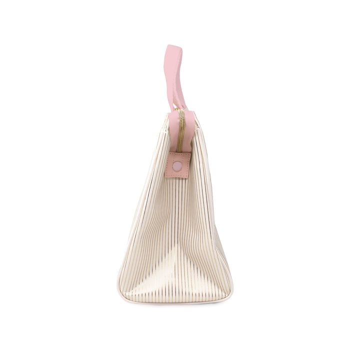Lunch Bag - Gold Pinstripe