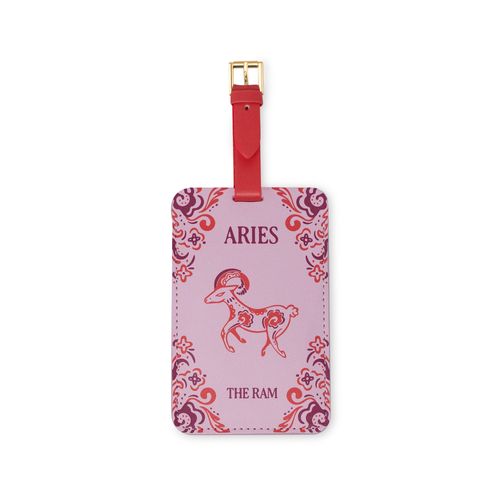 Luggage Tag Set of 2 - Novelty (Leatherette) - ARIES