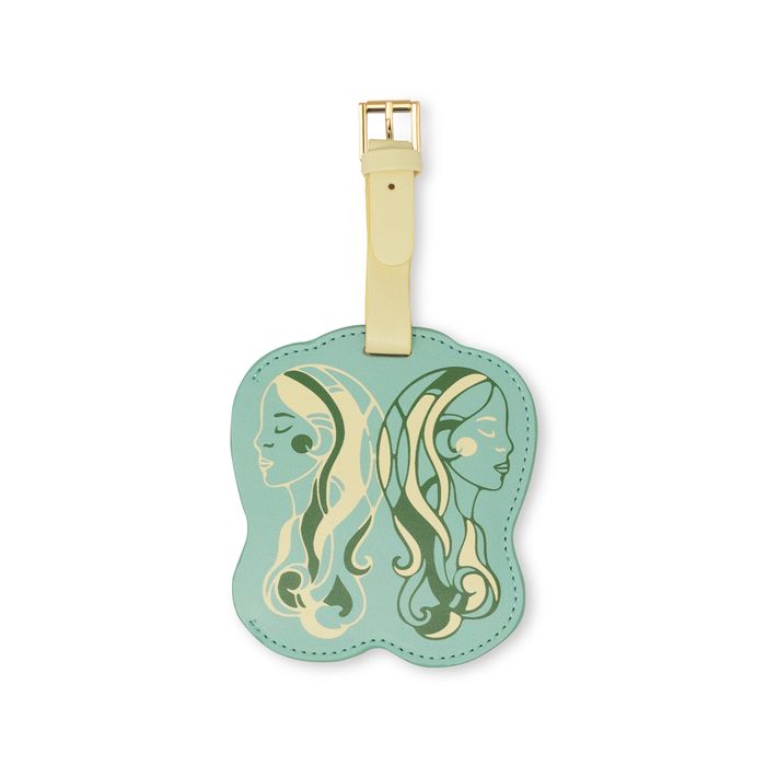 Luggage Tag Set of 2 - Novelty (Leatherette) - GEMINI