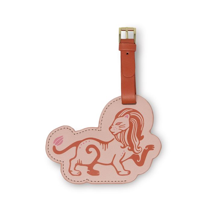 Luggage Tag Set of 2 - Novelty (Leatherette) - LEO