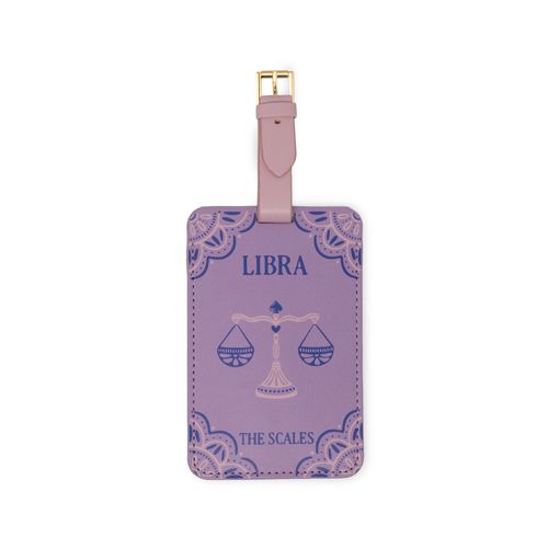 Luggage Tag Set of 2 - Novelty (Leatherette) - LIBRA
