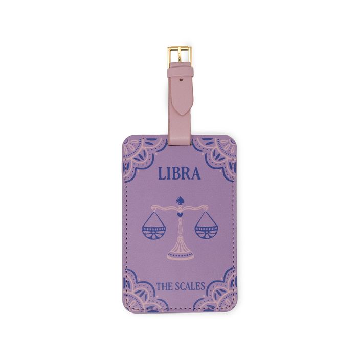 Luggage Tag Set of 2 - Novelty (Leatherette) - LIBRA