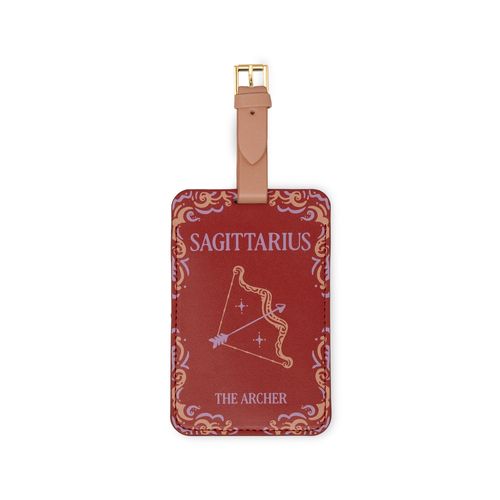 Luggage Tag Set of 2 - Novelty (Leatherette) - SAGITTARIUS