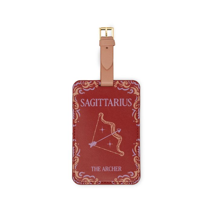 Luggage Tag Set of 2 - Novelty (Leatherette) - SAGITTARIUS