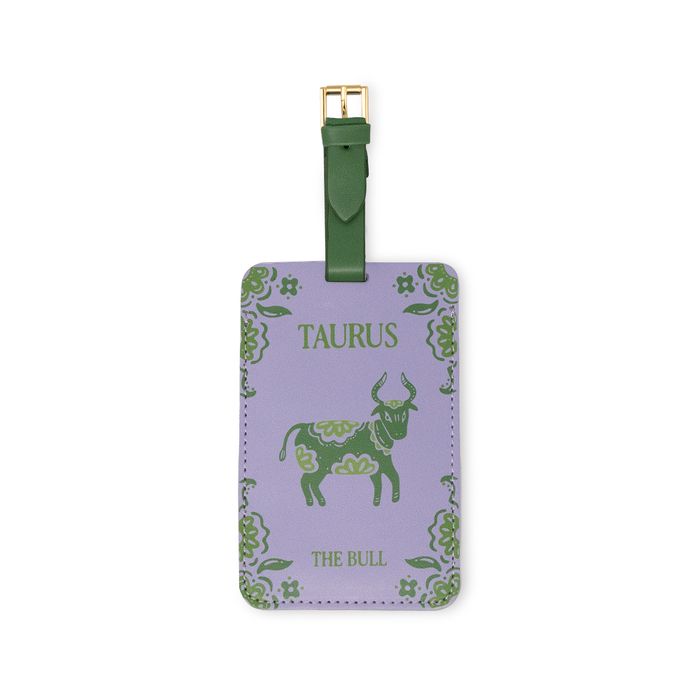 Luggage Tag Set of 2 - Novelty (Leatherette) - TAURUS