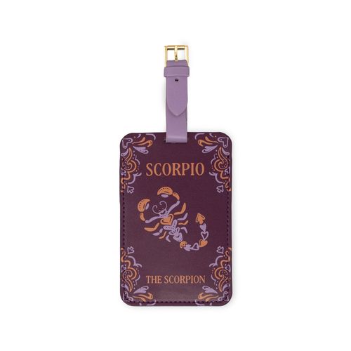Luggage Tag Set of 2 - Novelty (Leatherette) - SCORPIO