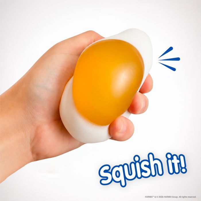 HARIBO Squishiez Fried Egg Squishy Toy