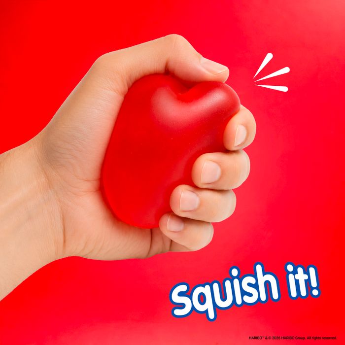 HARIBO Squishiez Love Heart Squishy Toy