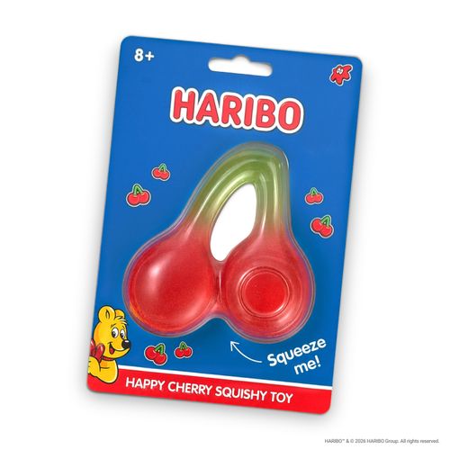 HARIBO Squishiez Happy Cherry Squishy Toy
