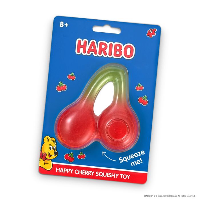 HARIBO Squishiez Happy Cherry Squishy Toy