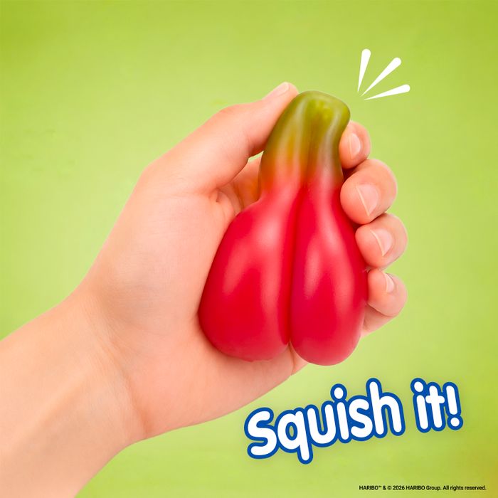 HARIBO Squishiez Happy Cherry Squishy Toy