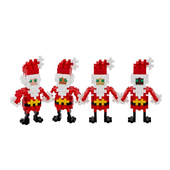 Plus-Plus 100pc Seasonal Tubes - Santa & Snowman