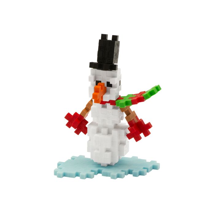 Plus-Plus 100pc Seasonal Tubes - Santa & Snowman
