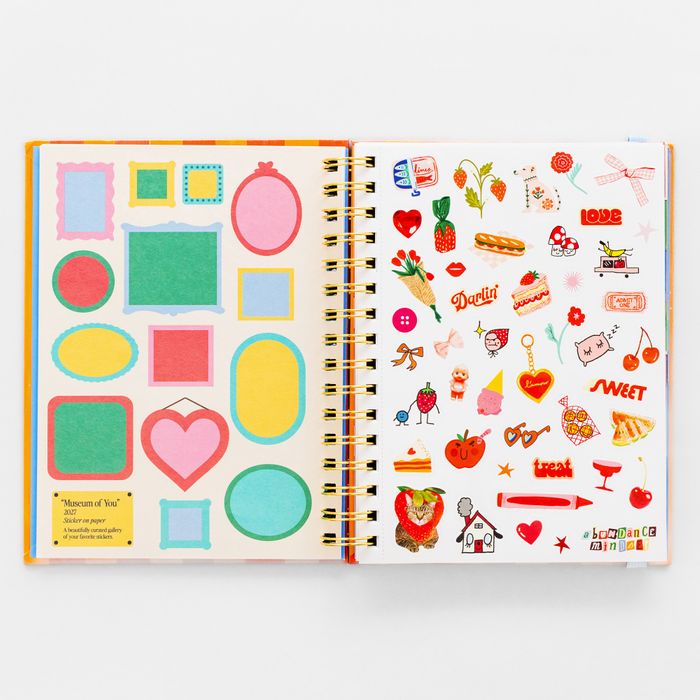 12 Month Medium Planner, Living & Loving It Orange Red