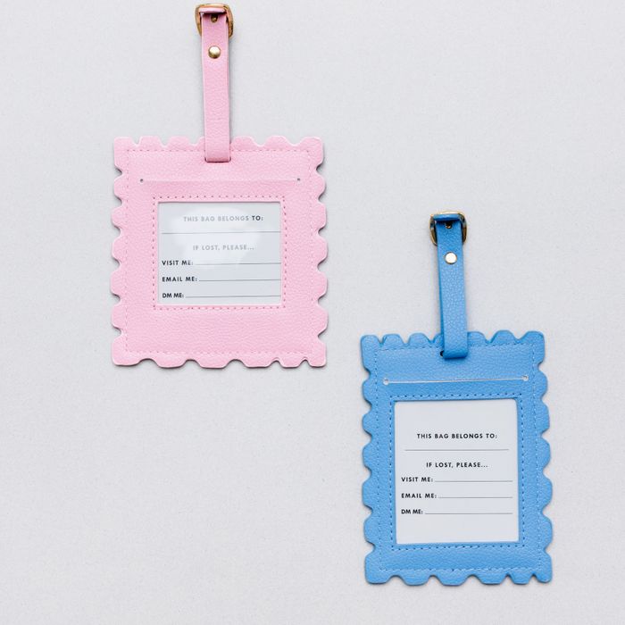 Novelty Luggage Tag Set, Stamps