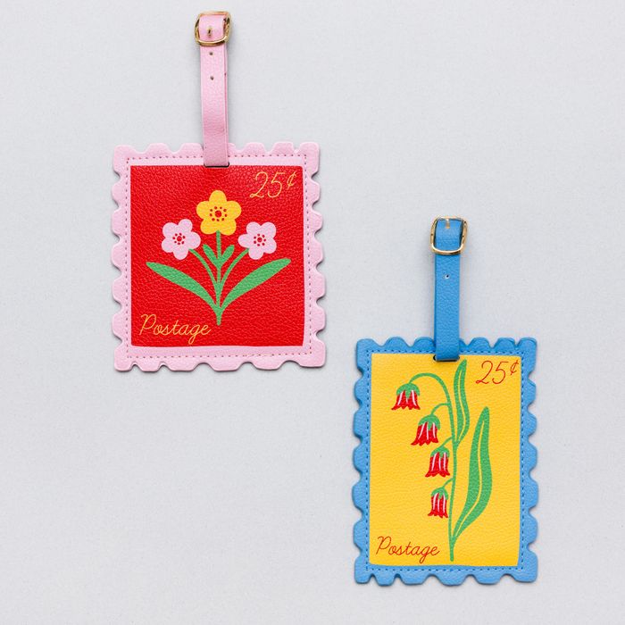 Novelty Luggage Tag Set, Stamps