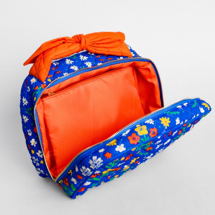 Toiletry Bag - Blue Scandinavian Floral