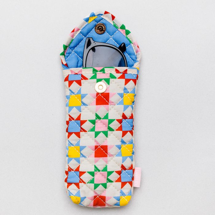 Sunglass Case - Quilted Blocks