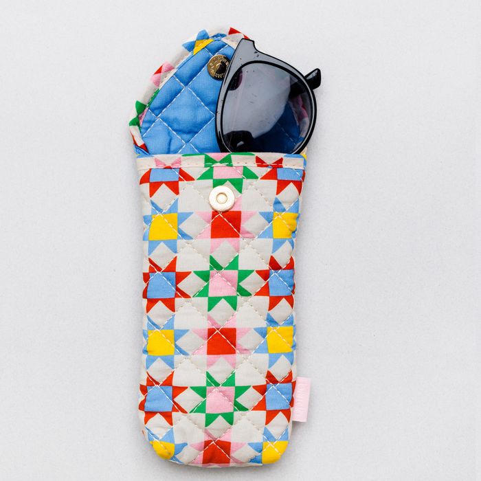 Sunglass Case - Quilted Blocks