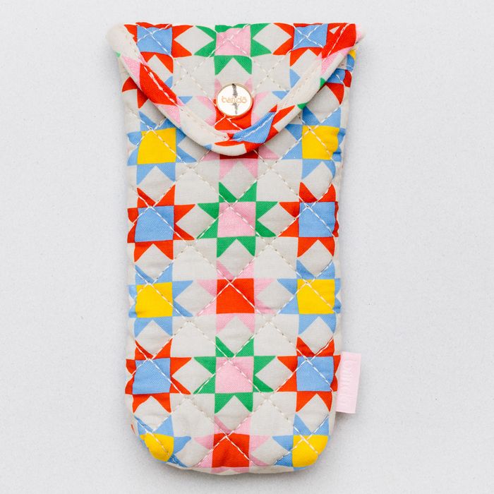Sunglass Case - Quilted Blocks