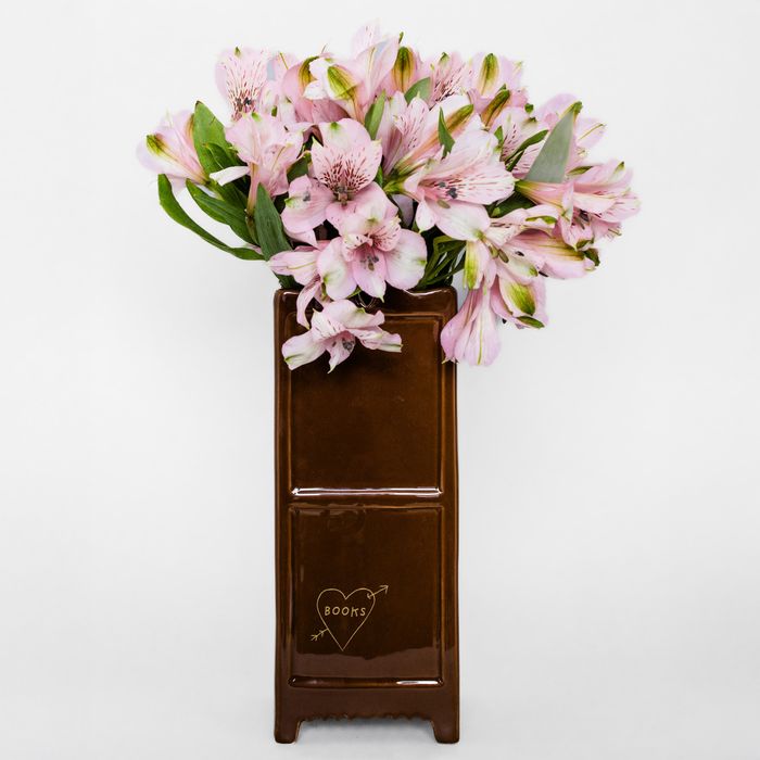 Ceramic Vase, Bookshelf