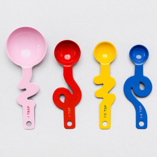 Measuring Spoon Set of 4 (Stainless) - Colorblock