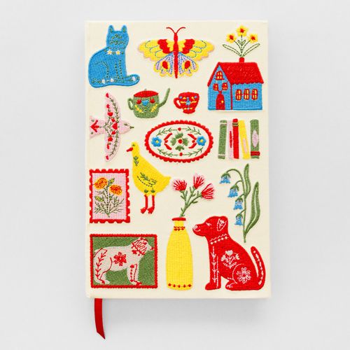 Embroidered Journal - Scandinavian Icons
