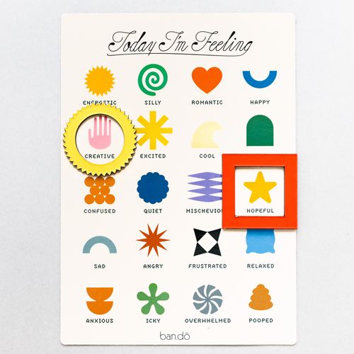 Daily Mood Tracker, Today I'm Feeling Shapes