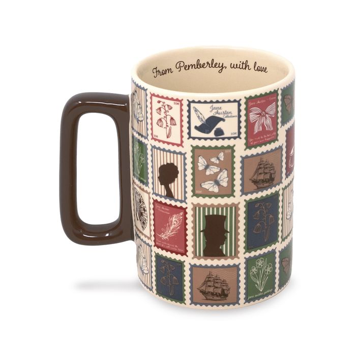 Ceramic Mug (Slim) - Jane Austen Stamps