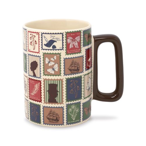 Ceramic Mug (Slim) - Jane Austen Stamps