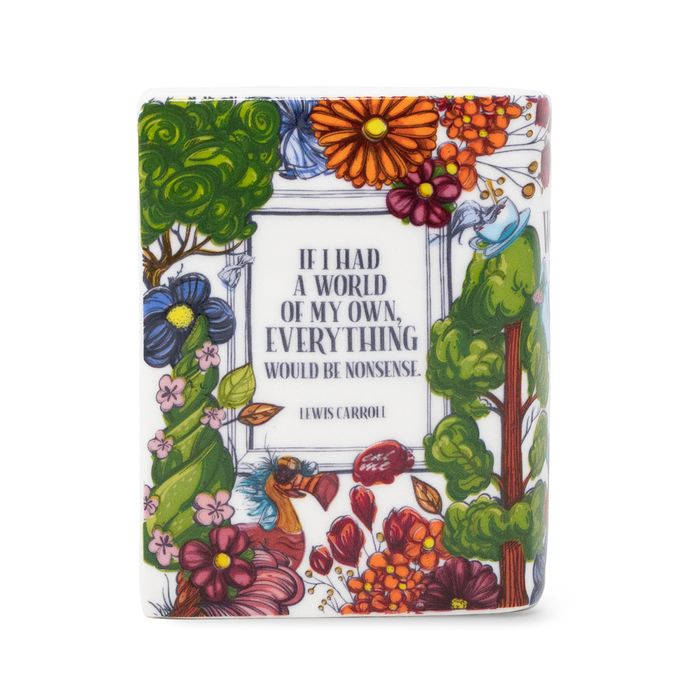 Library Candle - Alice in Wonderland Floral Nonsense