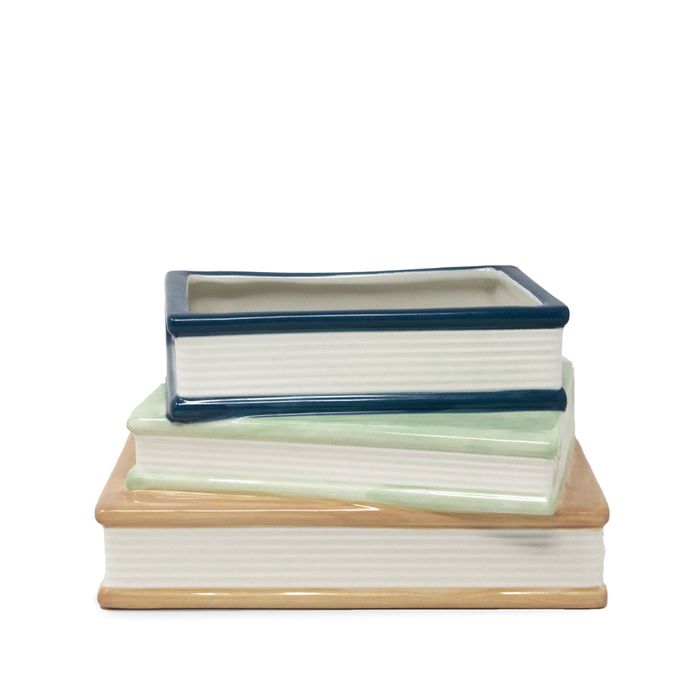 Stacked Book Planter - Ladies of Literature