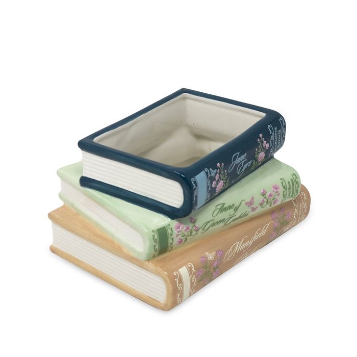 Stacked Book Planter - Ladies of Literature