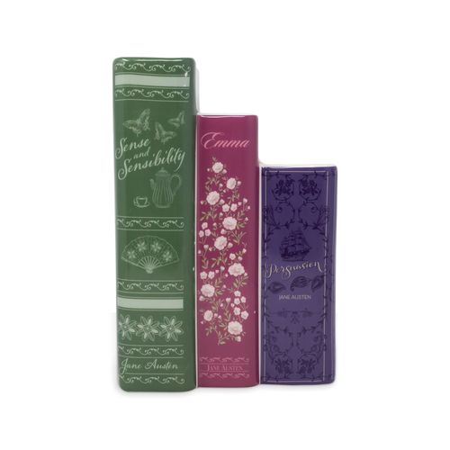 Triple Book Vase - Jane Austen
