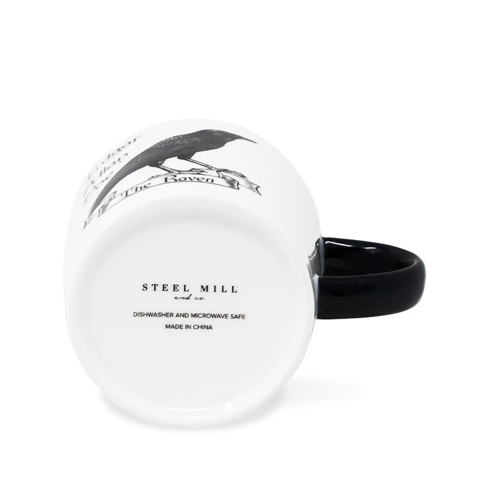 Ceramic Mug - The Raven White