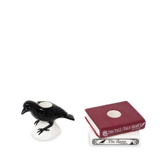 Tapered Candle Holder Set, The Raven