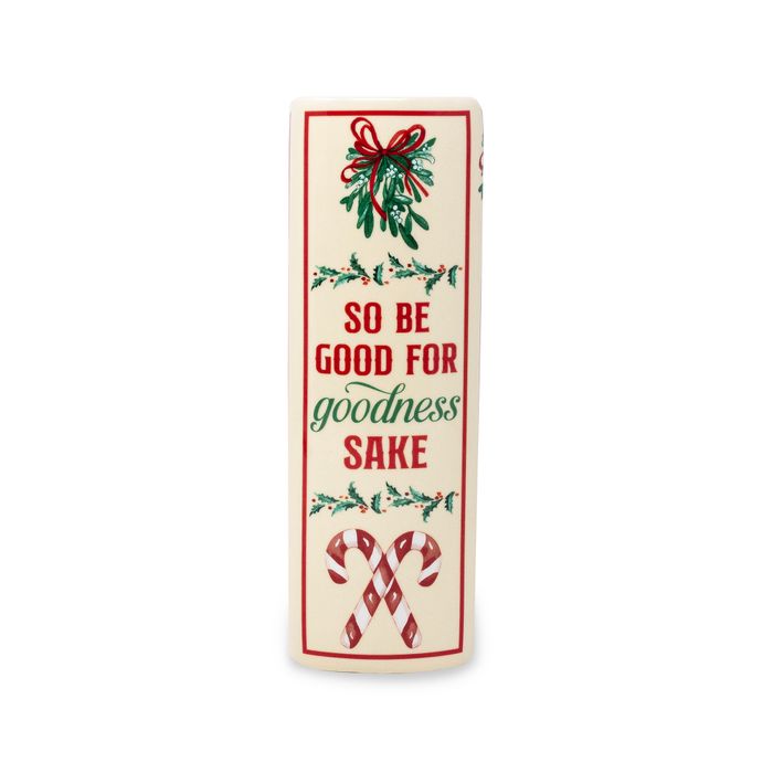 Large Book Vase - Santa is Coming to Town