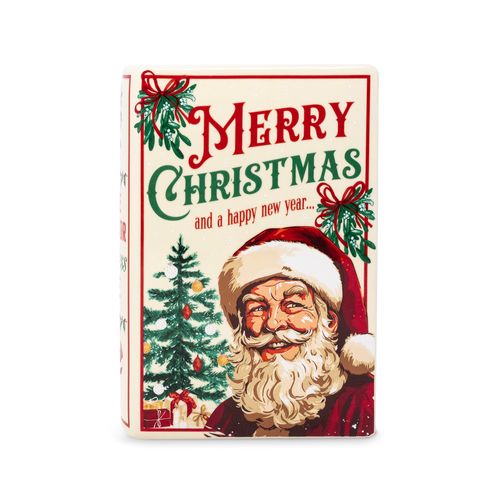Large Book Vase - Santa is Coming to Town